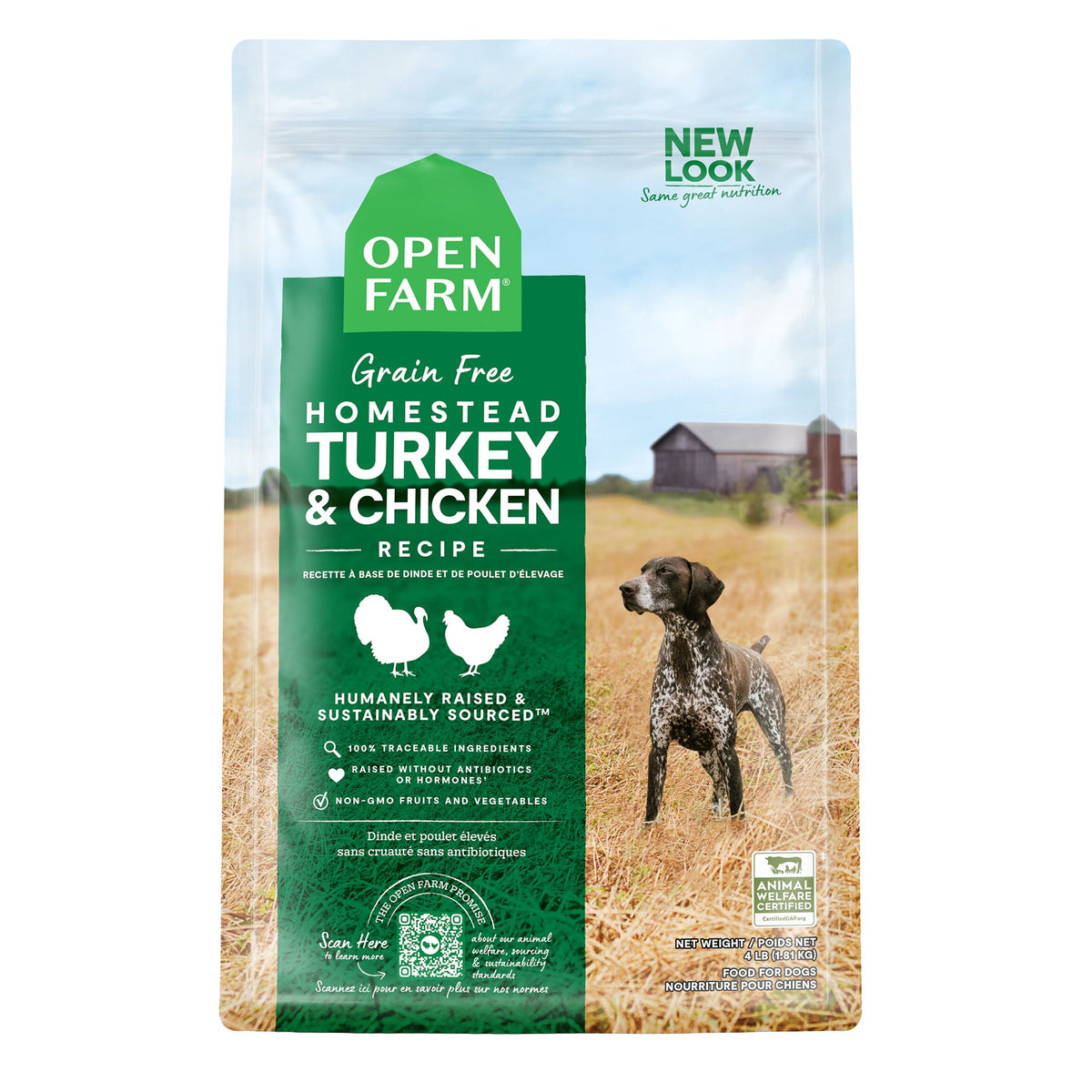 OPEN FARM Homestead Turkey & Chicken for Dogs