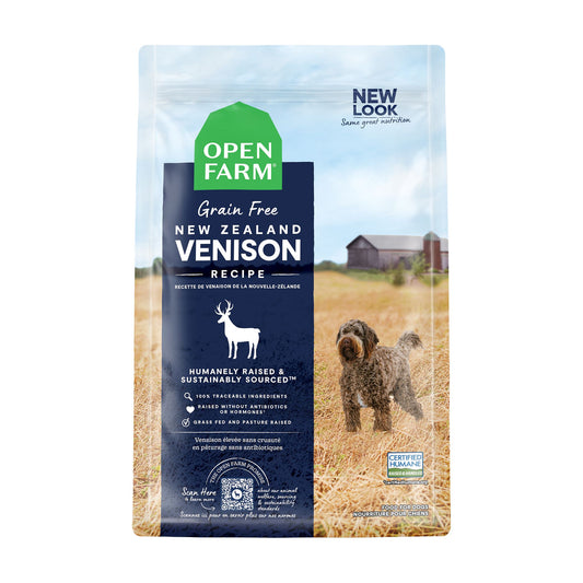 OPEN FARM New Zealand Venison Grain Free Dry Dog Food