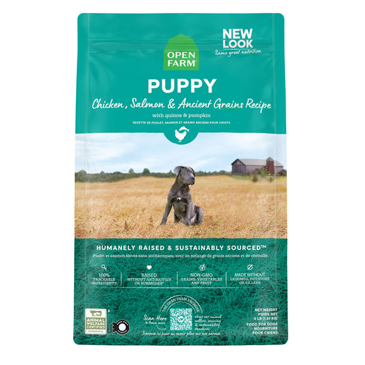 OPEN FARM Chicken, Salmon, and Ancient Grains Recipe Dry Puppy Food