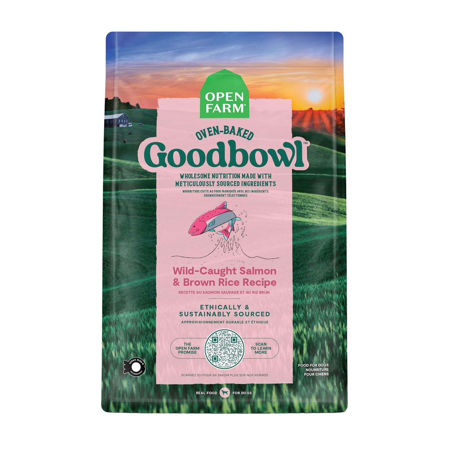 OPEN FARM GoodBowl Salmon & Brown Rice Dry Dog Food