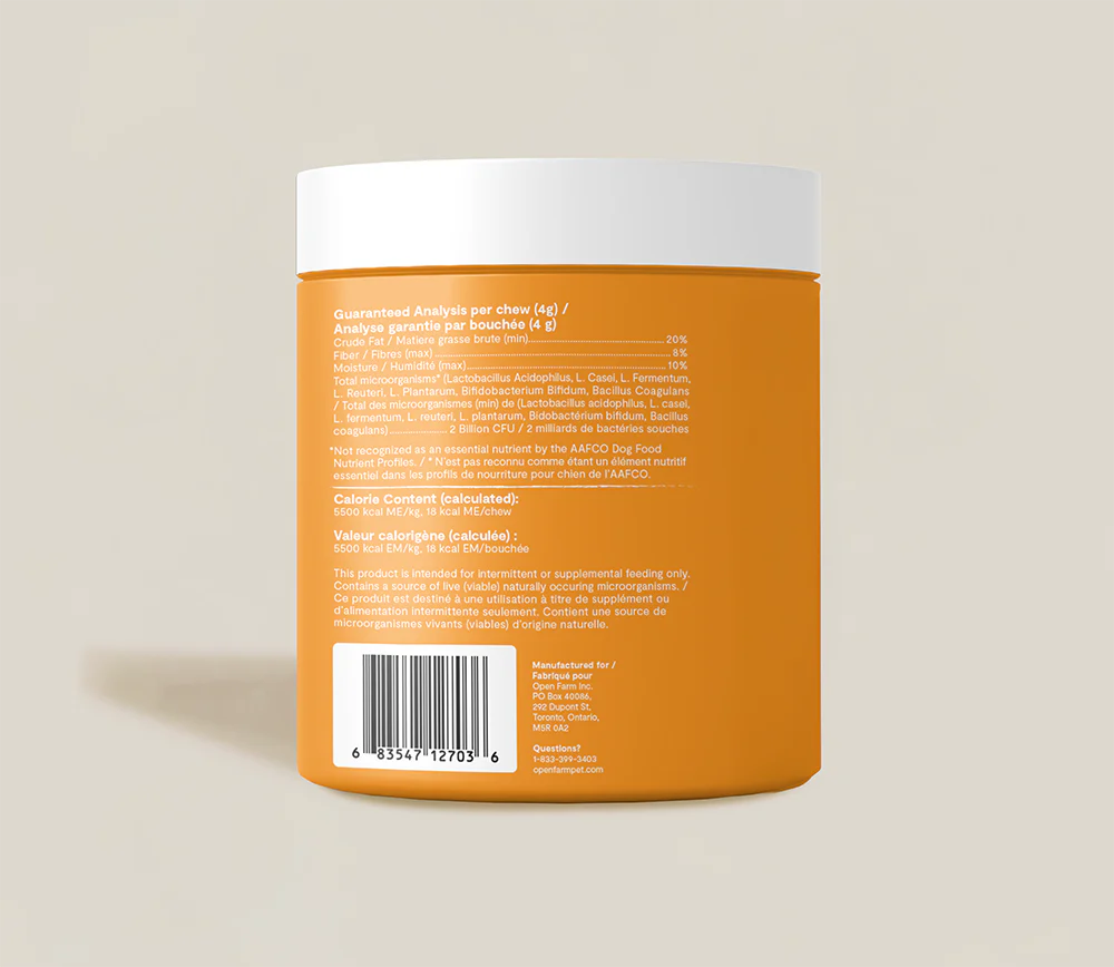 OPEN FARM Probiotic Dog Supplements