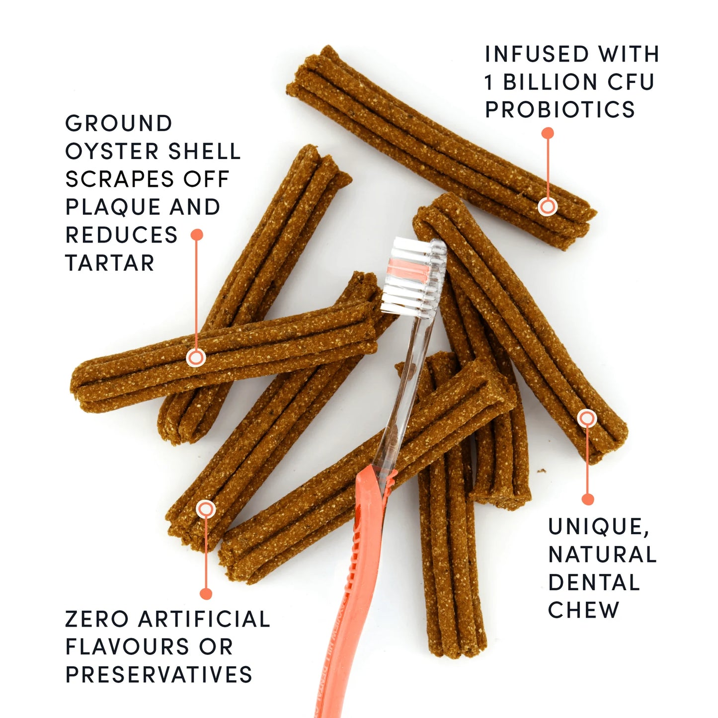 Crumps' Naturals Plaque Busters Advanced Whole Mouth Dental Sticks for Dogs
