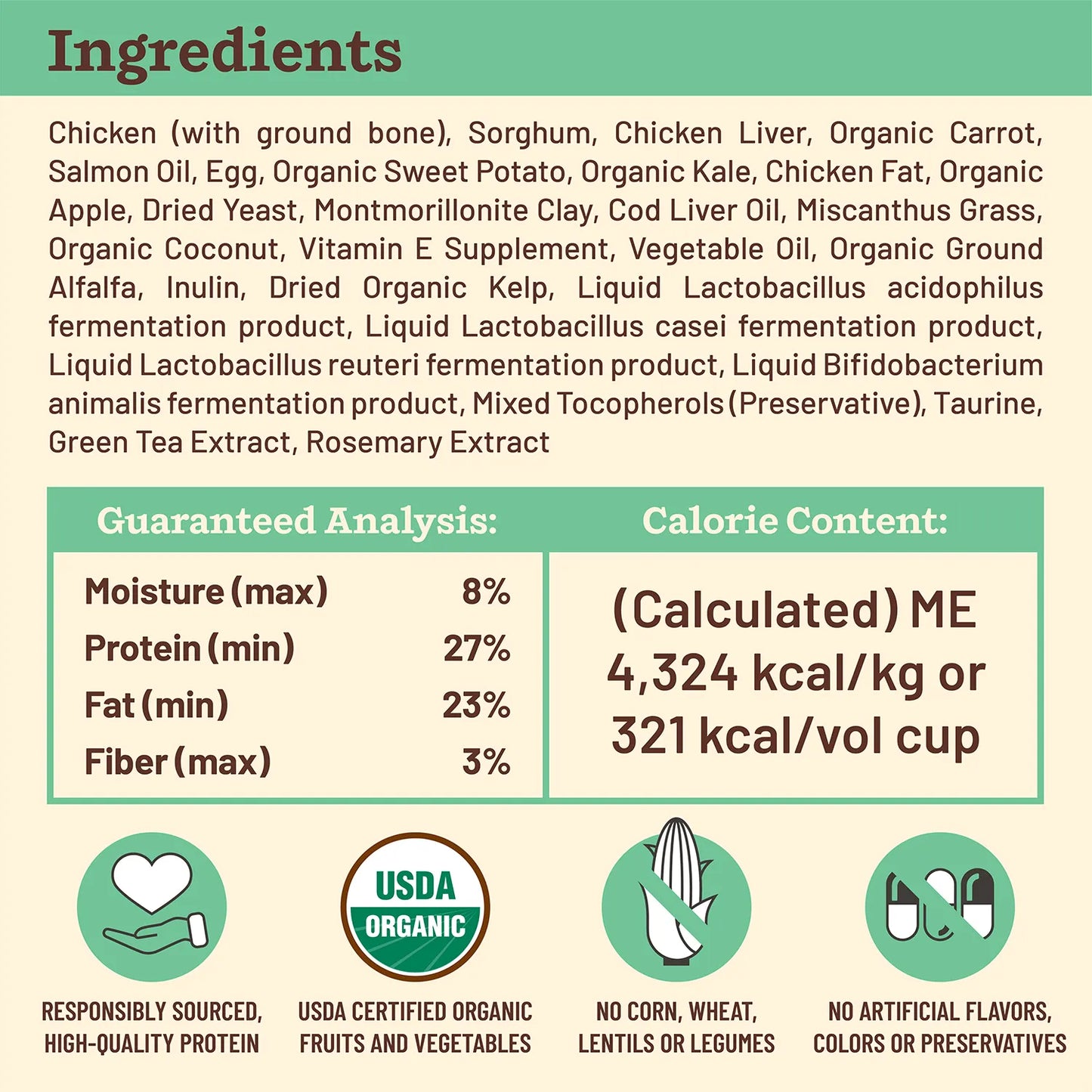 Primal Kibble In The Raw Freeze-Dried Chicken Recipe Dry Dog Food