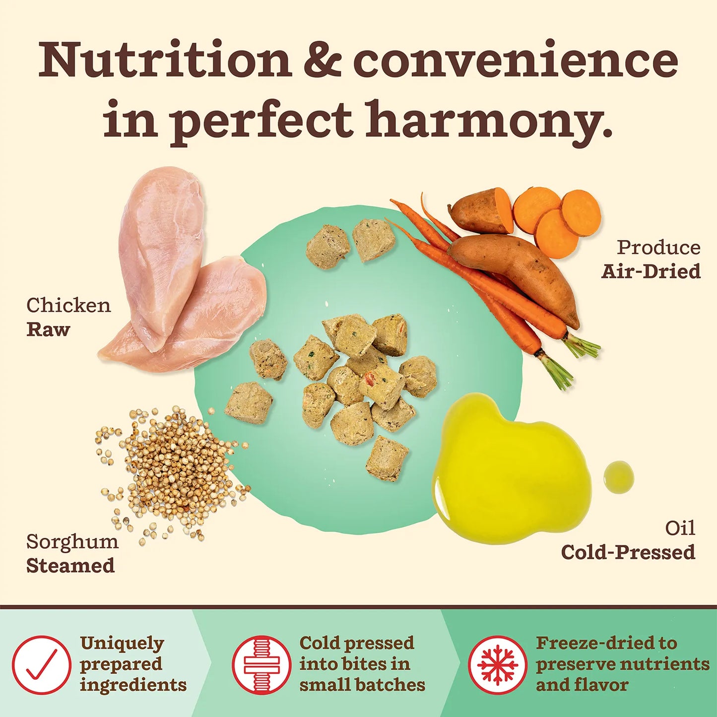 Primal Kibble In The Raw Freeze-Dried Chicken Recipe Dry Dog Food