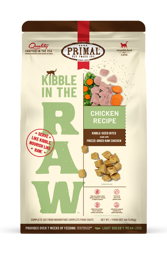 Primal Kibble In The Raw Freeze-Dried Chicken Recipe for Cats
