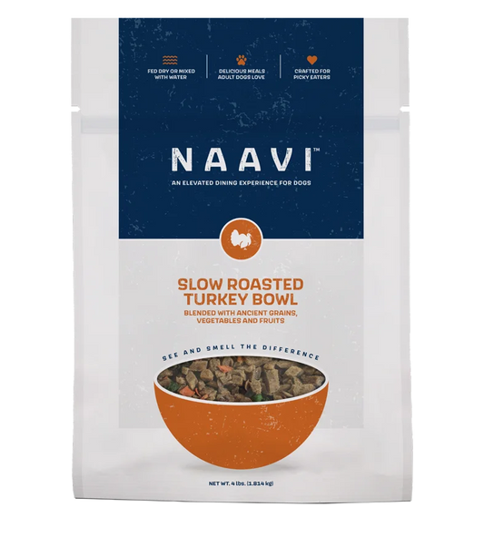 Naavi Slow Roasted Turkey Bowl Dog Food