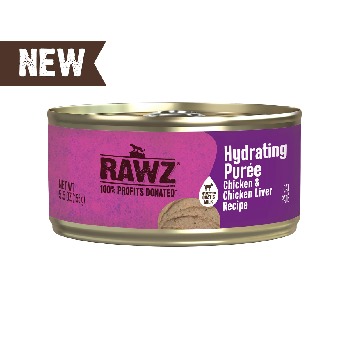 RAWZ Hydrating Puree Chicken & Chicken Liver Recipe Canned Cat Food