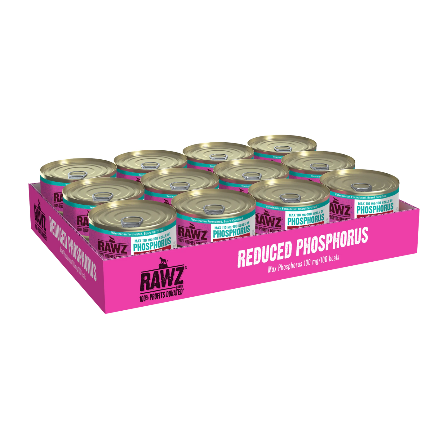 RAWZ Reduced Phosphorus Beef Pate Canned Food for Cats