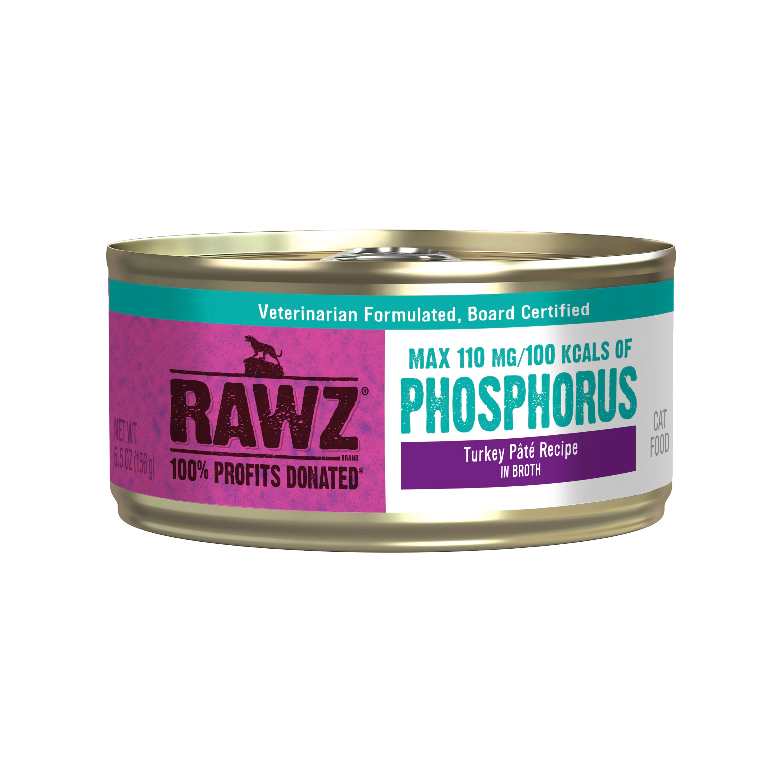花鳥粥罐 RAWZ Reduced Phosphorus Turkey Pate Canned Food for Cats – Hearty Pet