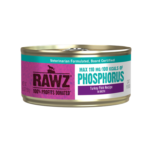 花鳥粥罐 RAWZ Reduced Phosphorus Turkey Pate Canned Food for Cats – Hearty Pet