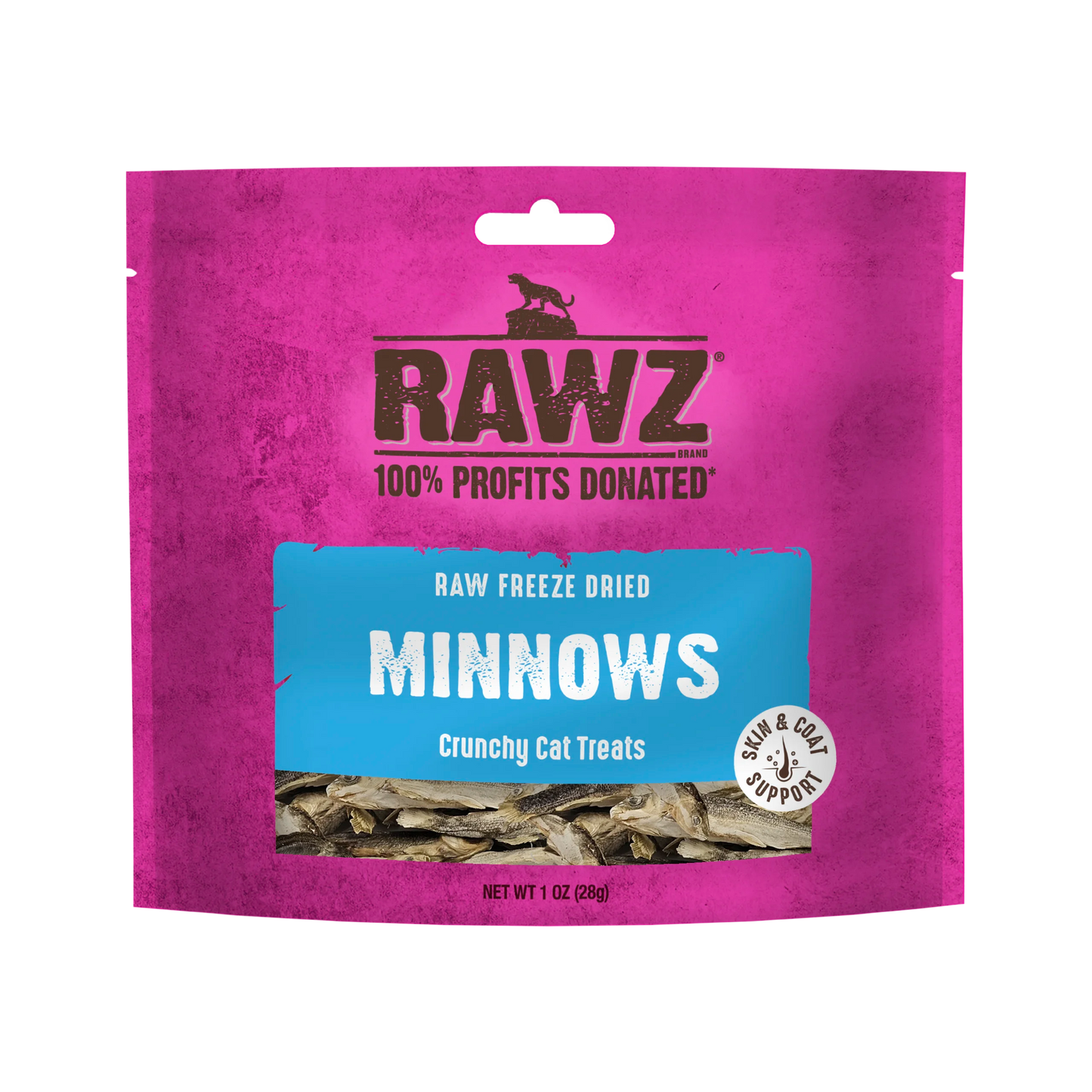 RAWZ Freeze Dried Minnows Crunchy Cat Treat