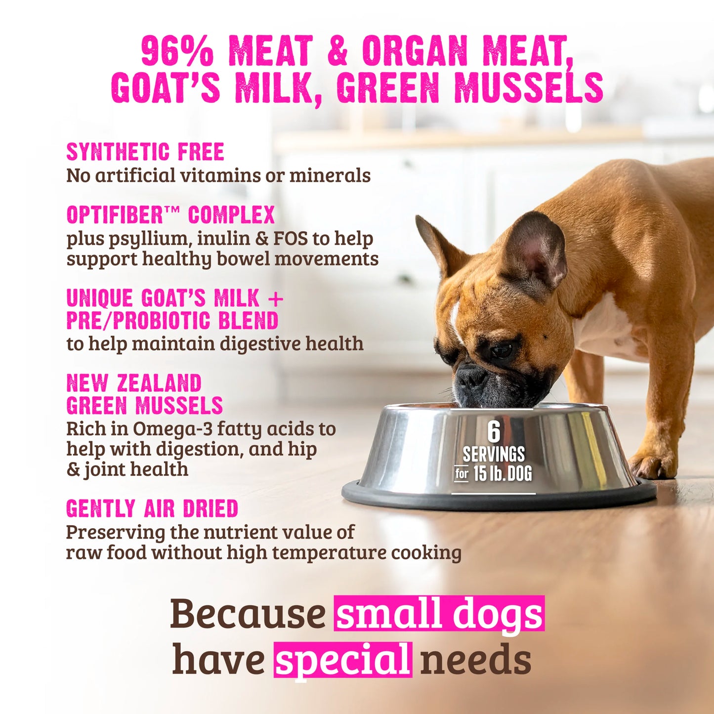 RAWZ Air Dried "Just for My Small Dog" Lamb Recipe