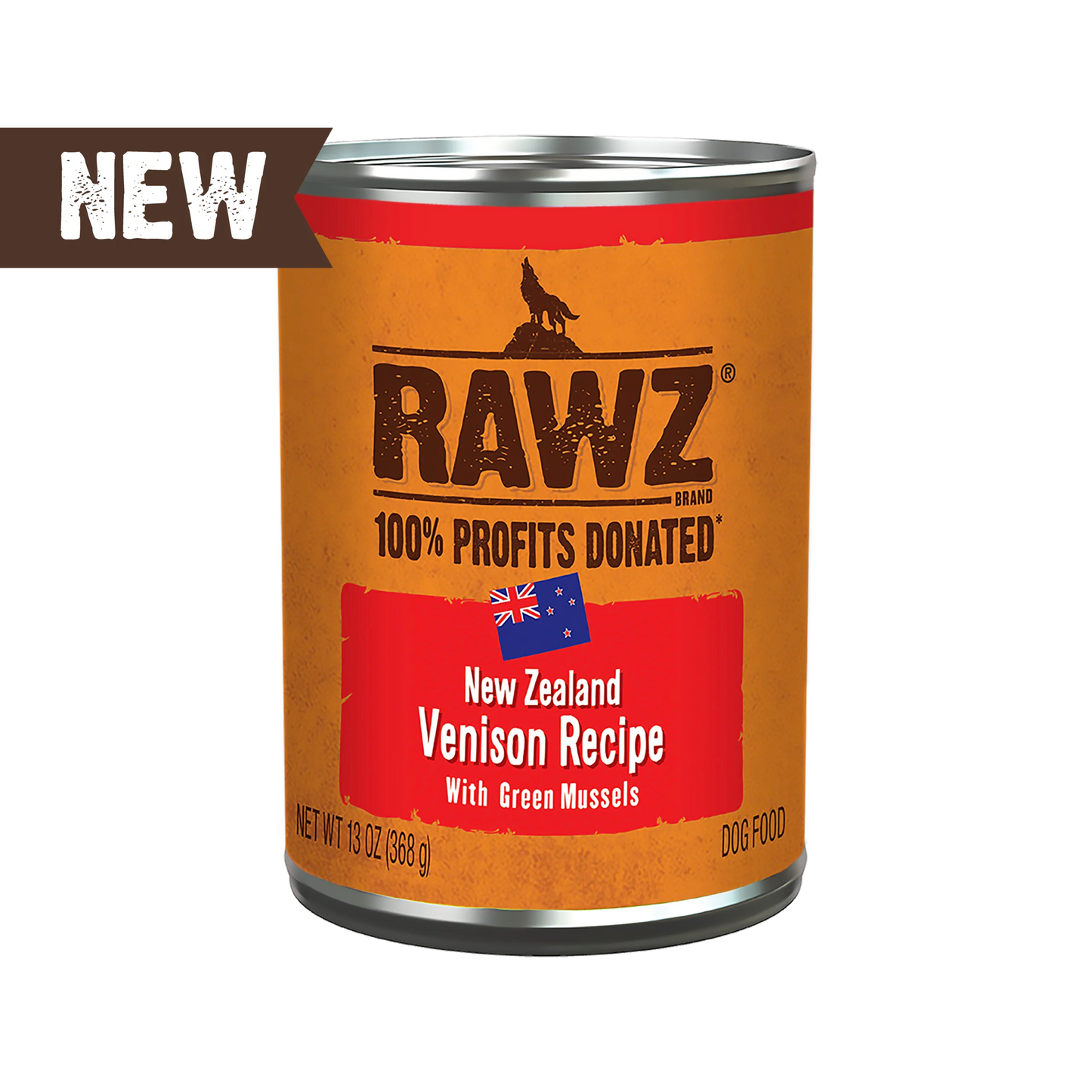 RAWZ 94% Venison with Green Mussels Pâté for Dogs