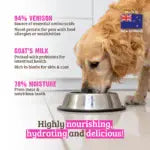 RAWZ 94% Venison with Goat’s Milk Pâté for Dogs