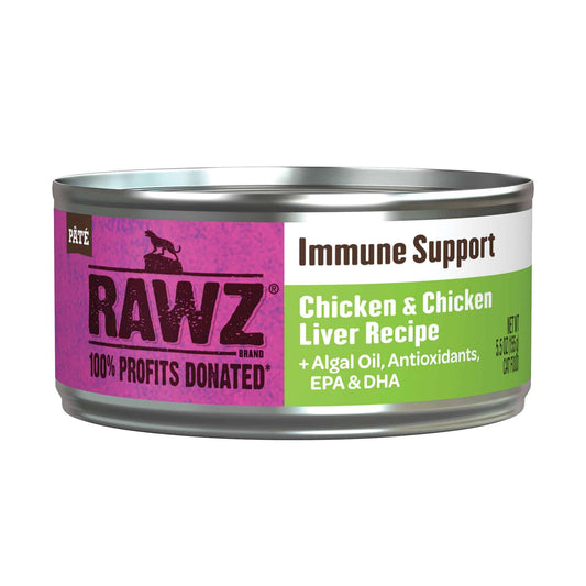 RAWZ Immune Support Chicken & Chicken Liver Canned Cat Food