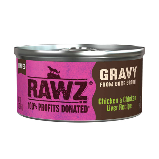 RAWZ Gravy Chicken & Chicken Liver Canned Cat Food