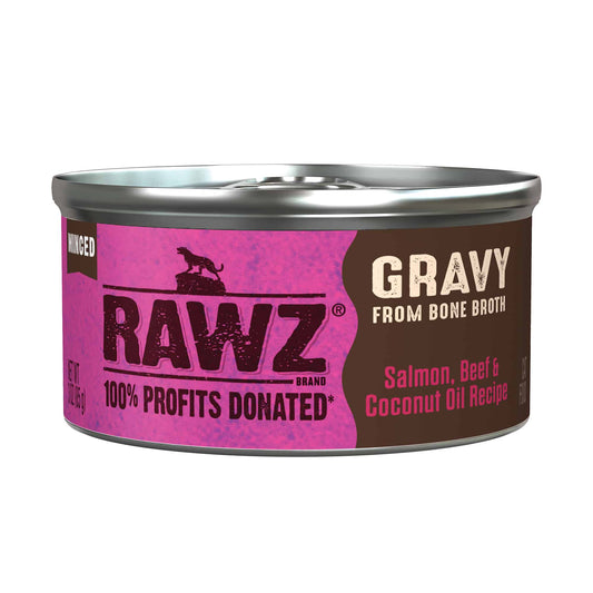 RAWZ Gravy Salmon, Beef & Coconut Oil Canned Cat Food