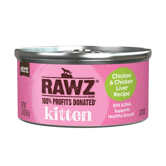 RAWZ Chicken & Chicken Liver Canned Kitten Food