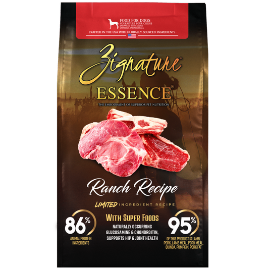 Zignature Essence Limited Ingredient Ranch Recipe Dry Dog Food