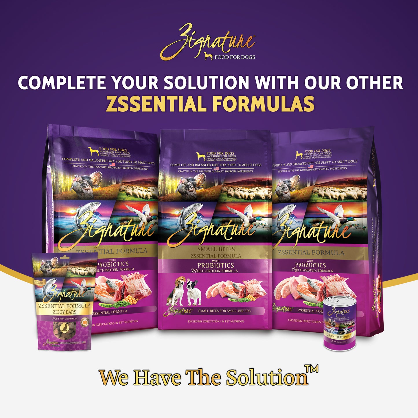 Zignature Zssentials Small Bites Formula Dry Dog Food