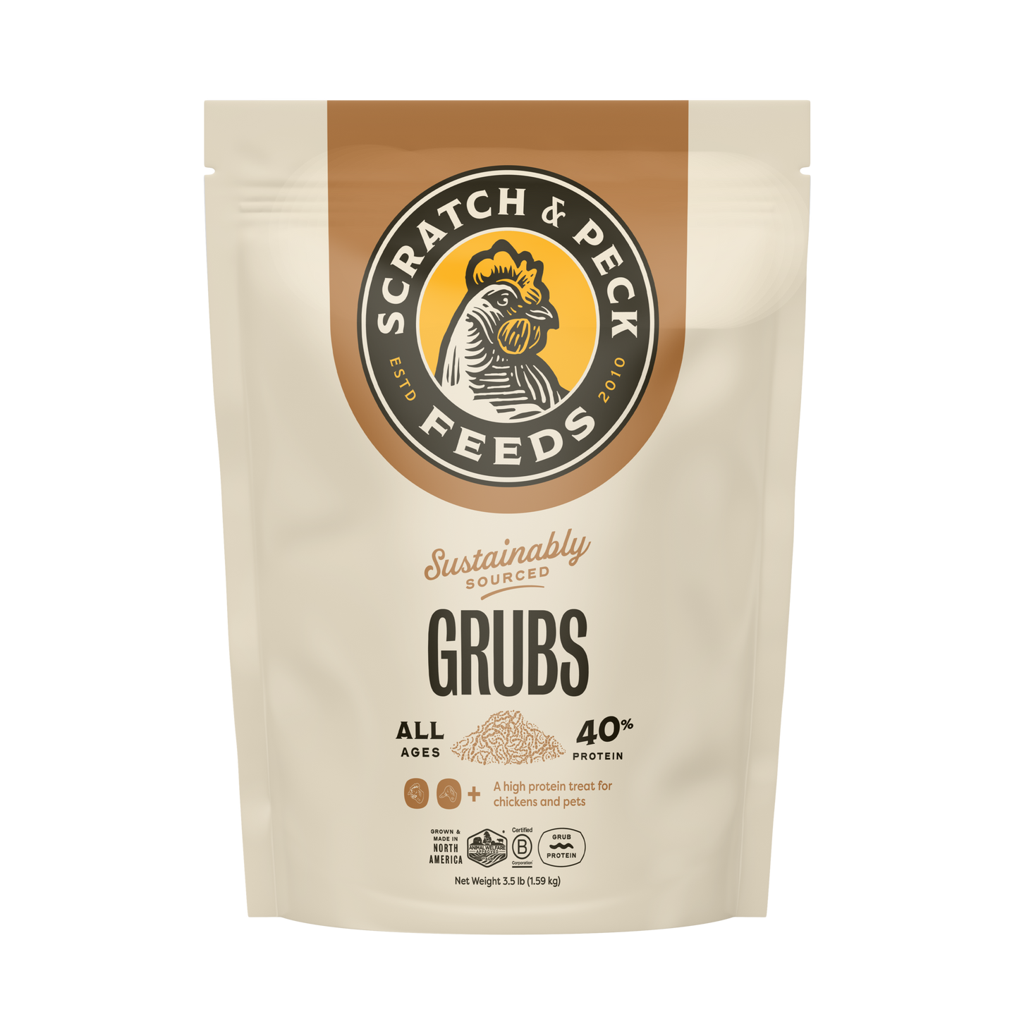 Scratch and Peck Dried Grubs