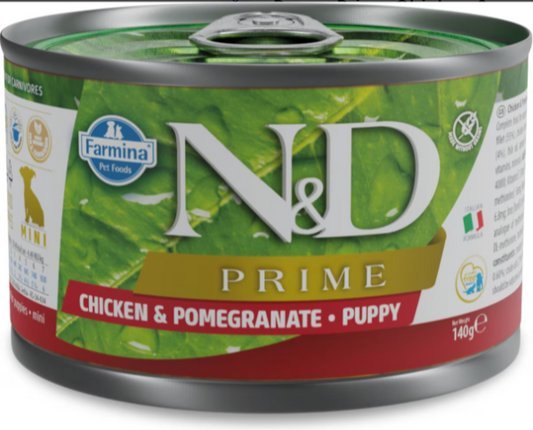 Farmina Natural & Delicious Prime Chicken and Pomegranate Mini Puppy Canned Dog Food