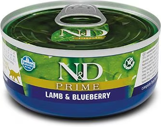 Farmina Natural & Delicious Prime Lamb and Blueberry Adult Canned Cat Food
