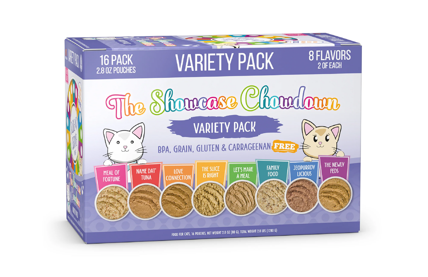 Weruva PATE Pouch Variety Pack The Showcase Chowdown