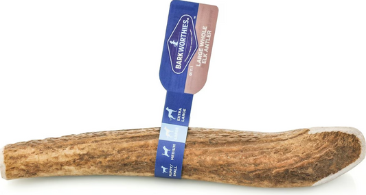 Barkworthies Elk Antler Whole For Large Dogs Single