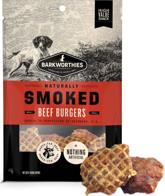 Barkworthies Smoked Burgers For Dogs
