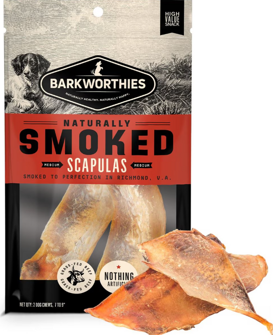 Barkworthies Smoked Scapula 2 Pack For Dogs
