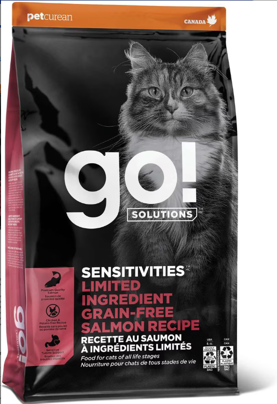 Go! Solutions Weight Management + Joint Care Grain Free Salmon Recipe Dry Cat Food