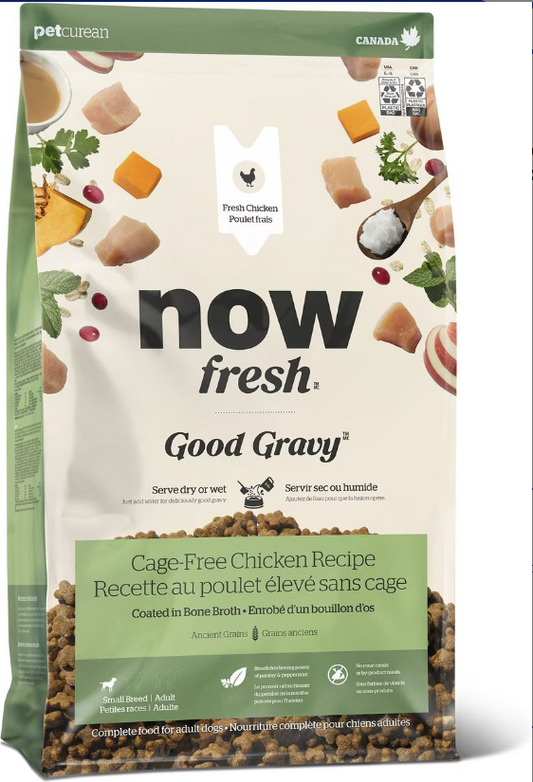 Now Fresh Good Gravy Small Breed Adult Chicken With Ancient Grains Recipe for Dogs