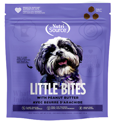 Nutrisource Grain Free Little Bites Peanut Butter Dog Treat