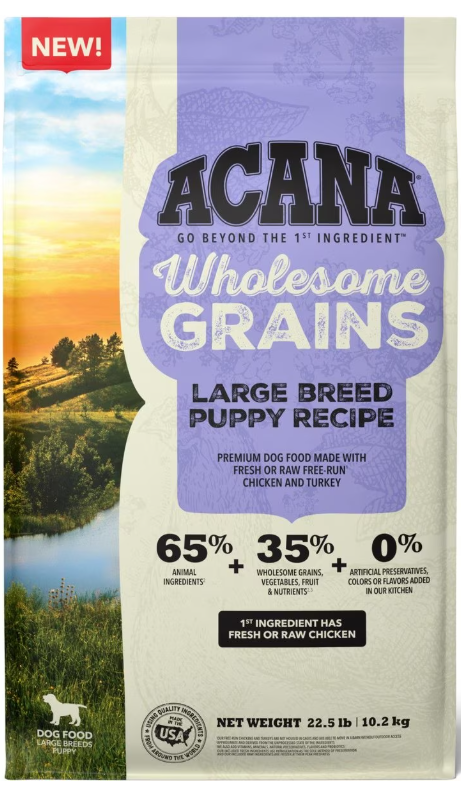 Acana Wholesome Grains Sea & Farm Recipe Dry Puppy Food