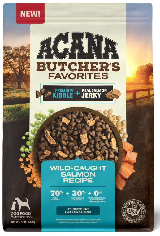 Acana Butcher's Favorites Wild-Caught Salmon Recipe Dry Dog Food