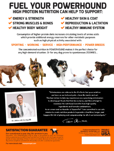 VFS® POWERHOUND™ Turkey & Chicken Dry Dog Food