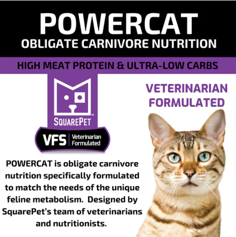 SquarePet VFS Powercat Turkey and Chicken Dry Cat Food
