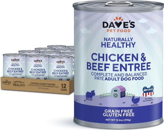 Dave's Pet Food Naturally Healthy Liver and Beef Canned Dog Food