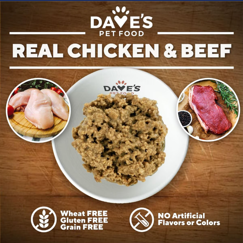 Dave's Pet Food Naturally Healthy Liver and Beef Canned Dog Food