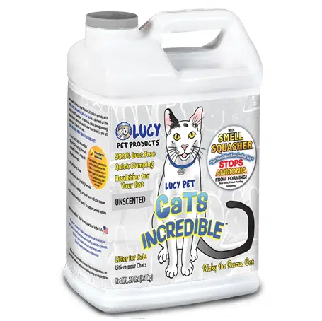 Lucy Pet Cats Incredible Unscented Litter Jug
