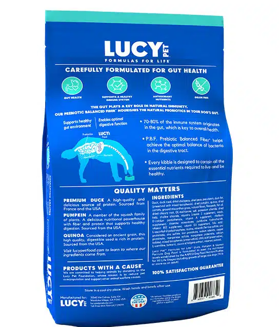 Lucy Pet Duck Pumpkin & Quinoa for Dogs