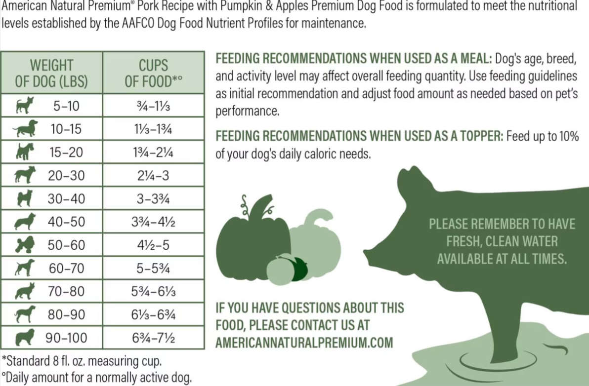 American Natural Premium Market Fresh Freeze-Dried Pork with Pumpkin and Apples Dog Treats