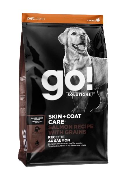 GO! Solutions Skin + Coat Care Salmon Recipe for Large Breed Puppies