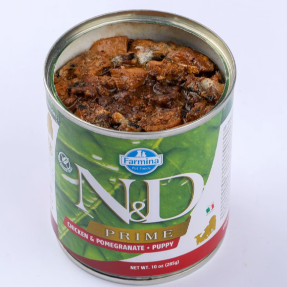 Farmina Natural & Delicious Prime Chicken and Pomegranate Canned Puppy Food