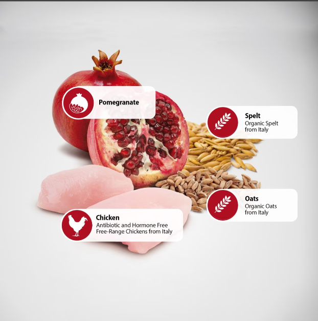 Farmina Natural & Delicious Ancestral Grain Chicken and Pomegranate Maxi & Giant Adult Dry Dog Food