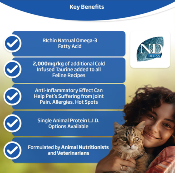 Farmina Natural & Delicious Ocean Sea Bass, Sardine and Shrimp Adult Canned Cat Food