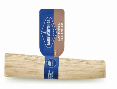 Barkworthies Elk Antler Whole For Medium Dogs Single