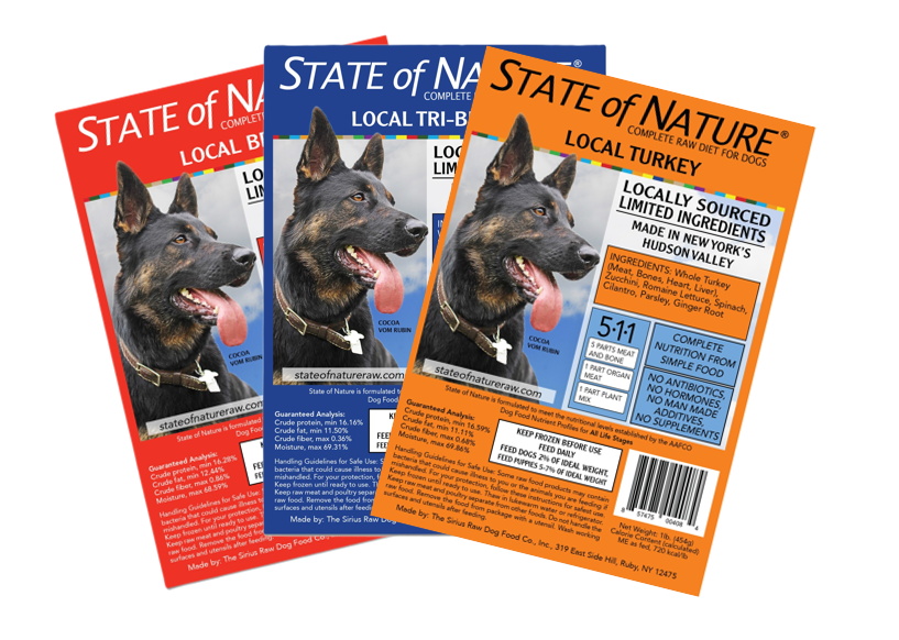 State of Nature Frozen Raw 30 lb. Variety Packs for Dogs