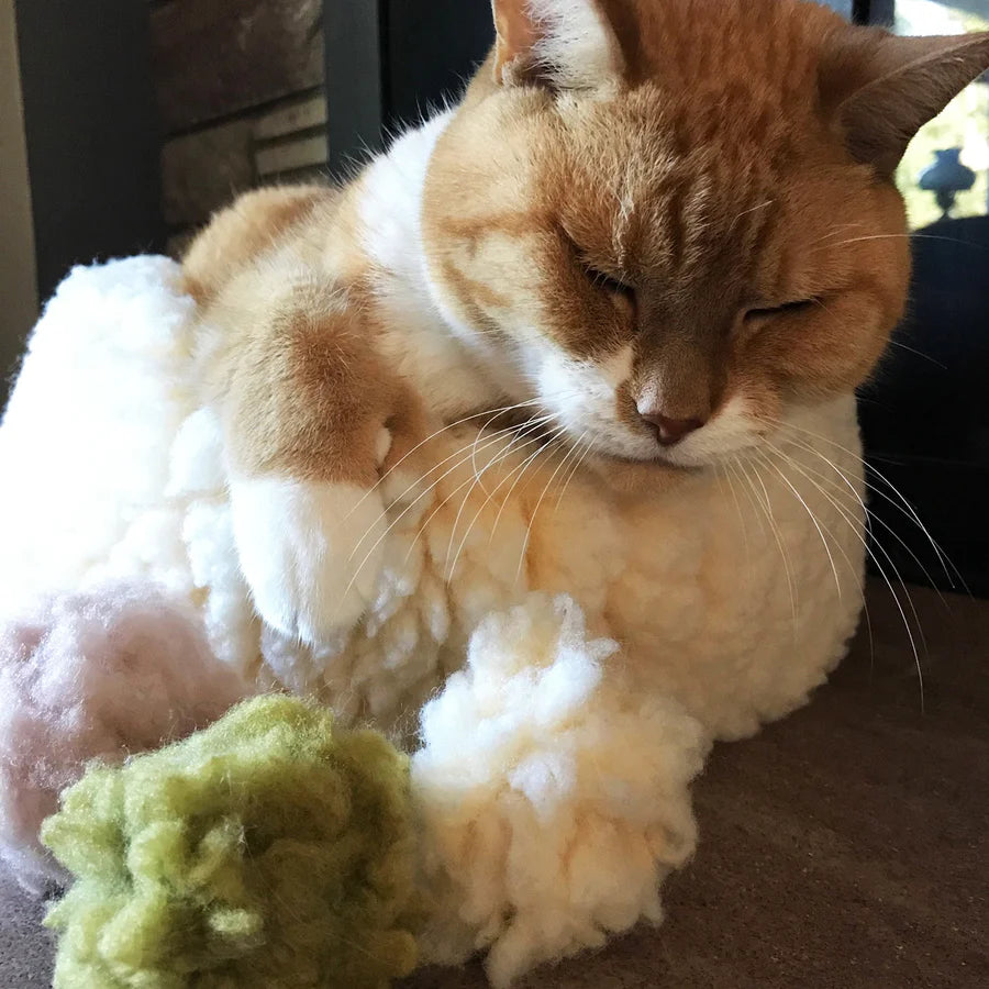 HuggleHounds HuggleFleece FlufferFleece Flufferific Balls For Cats